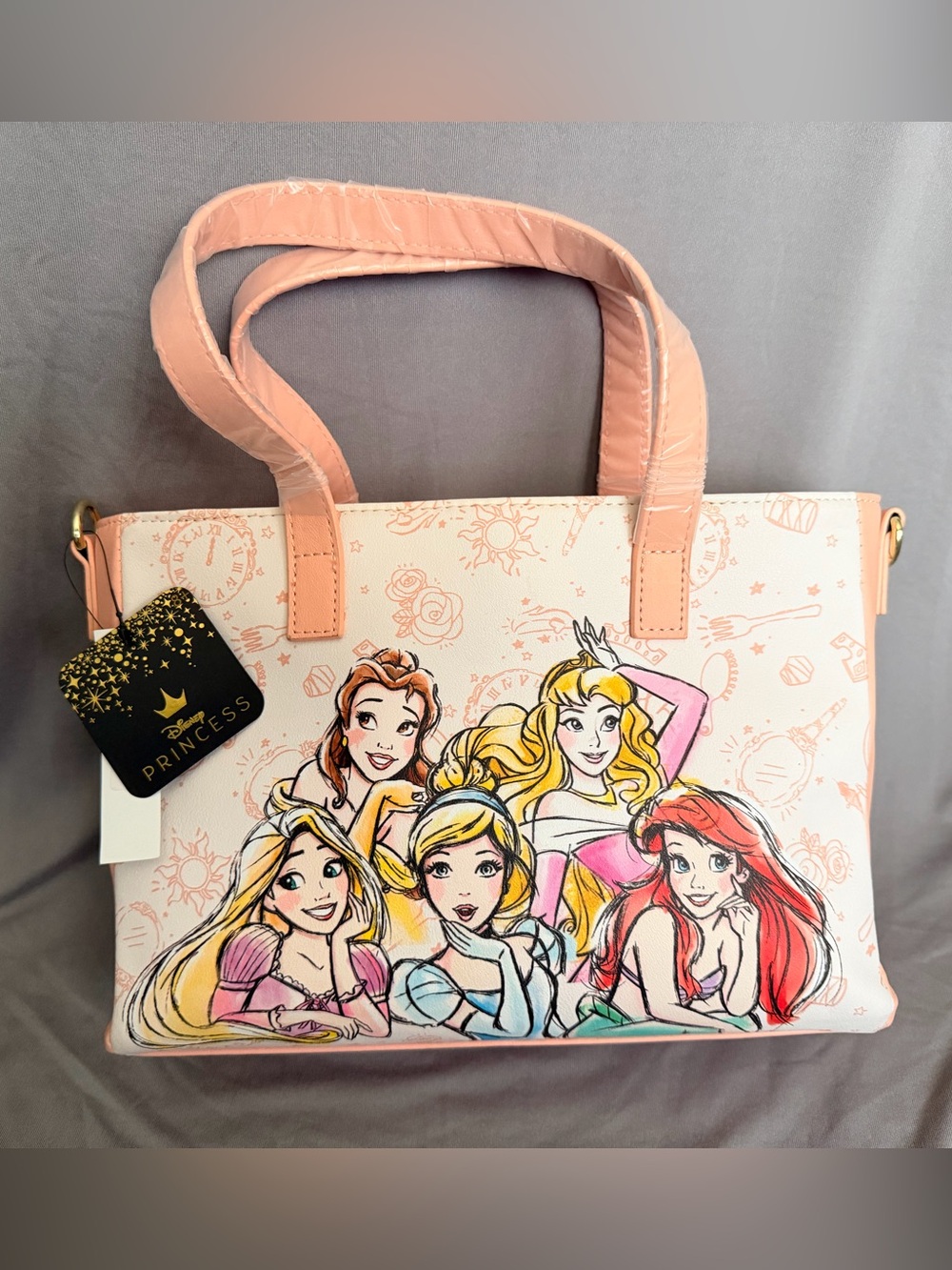 Loungefly Disney Princess Sketch Satchel Bag - NWT